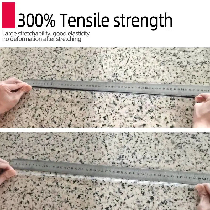 Mastic acétique de silicone de construction avec la couleur transparente noire blanche