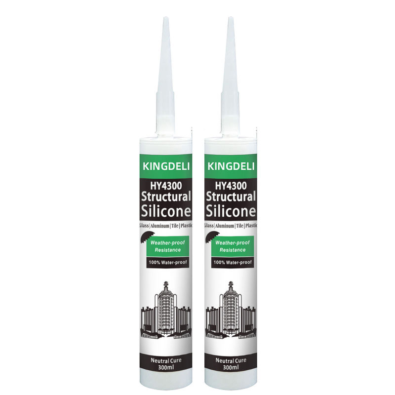 Le mastic structurel de silicone de pierre flexible imperméabilisent avec Clear Black Grey Color