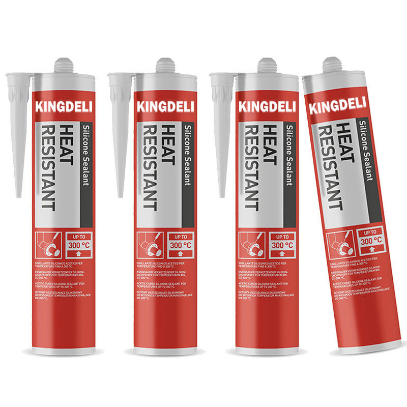 Mastic neutre d'usage universel Grey Color imperméable de silicone de preuve de chaleur