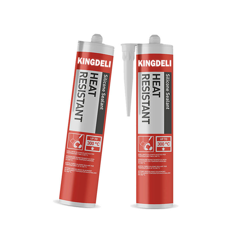 En protégeant le mastic contre les intempéries résistant à la chaleur de silicone calfeutrez la couleur claire pour la pompe de voiture