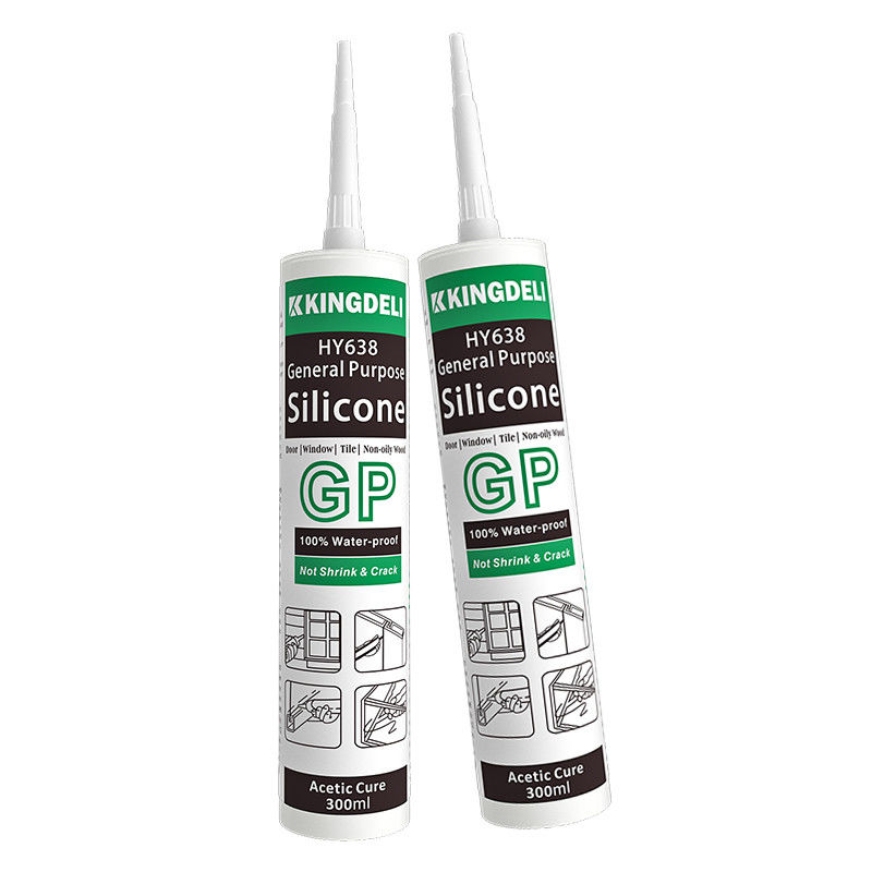 280 ml d'étanchéité acétique en silicone GP RTV colle de verre étanche à l'eau étanche à la construction